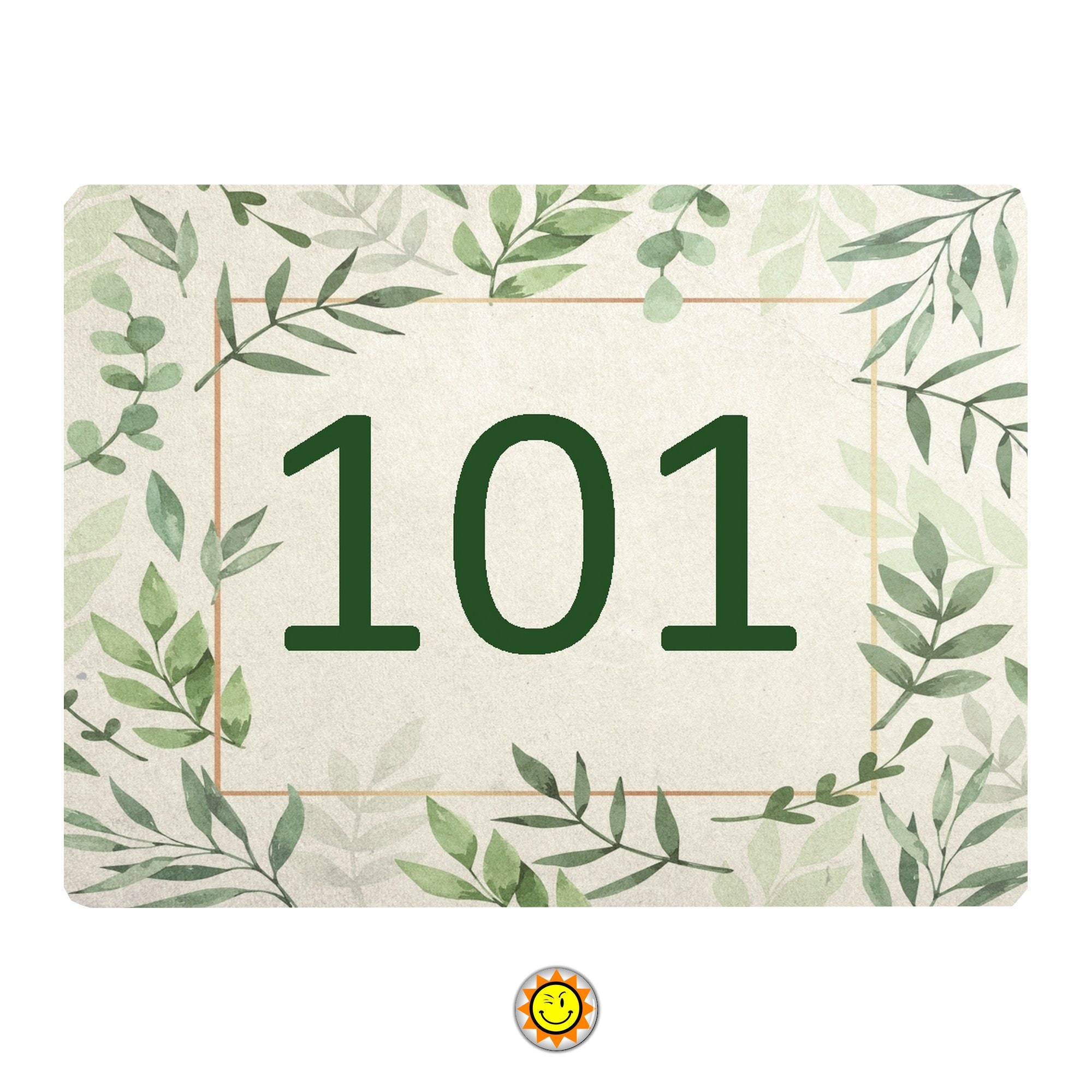 Plaque Maison Numero à Personnaliser Aluminium Porte Olive Olivier Paix Provence Vintage