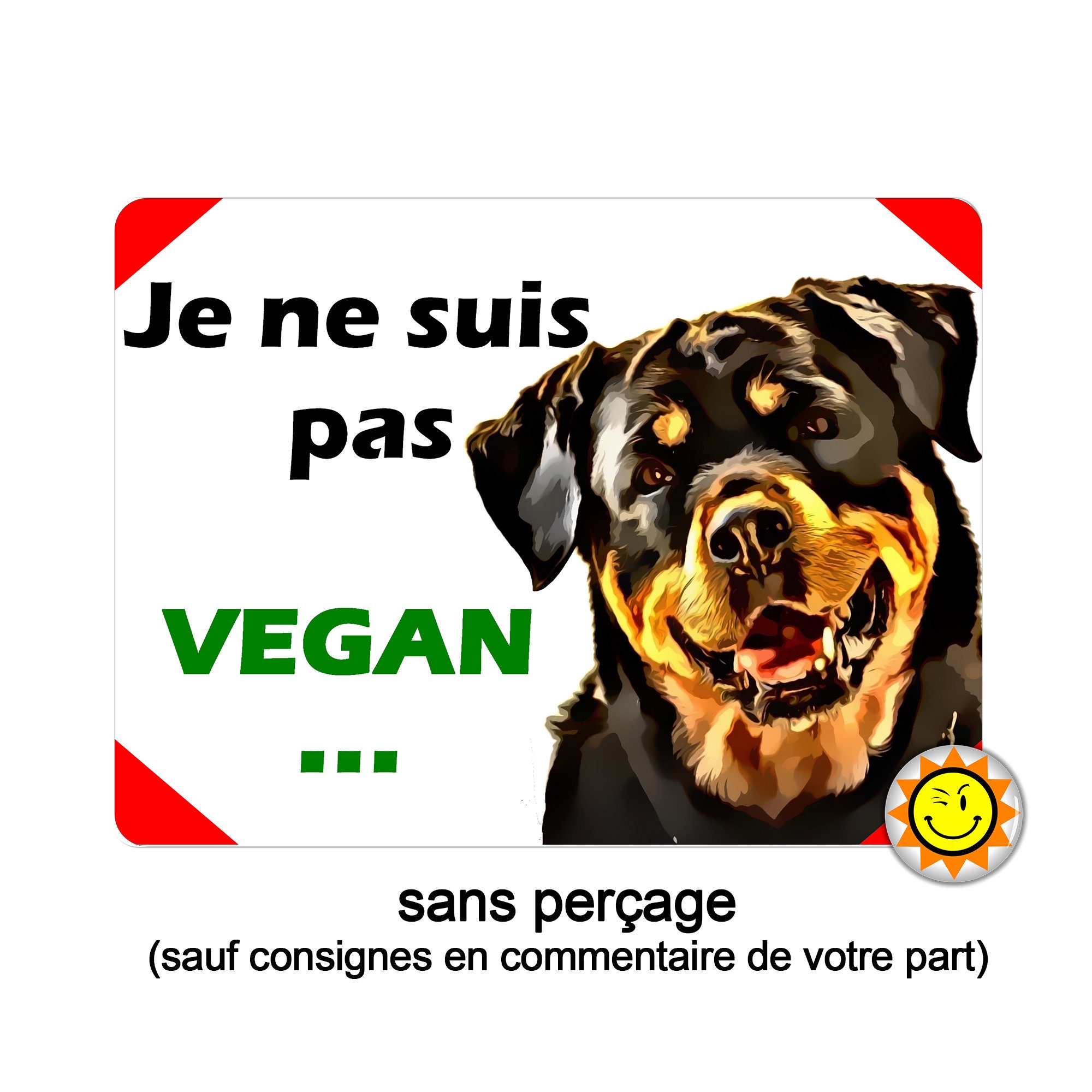 Panneau attention chiens en liberté