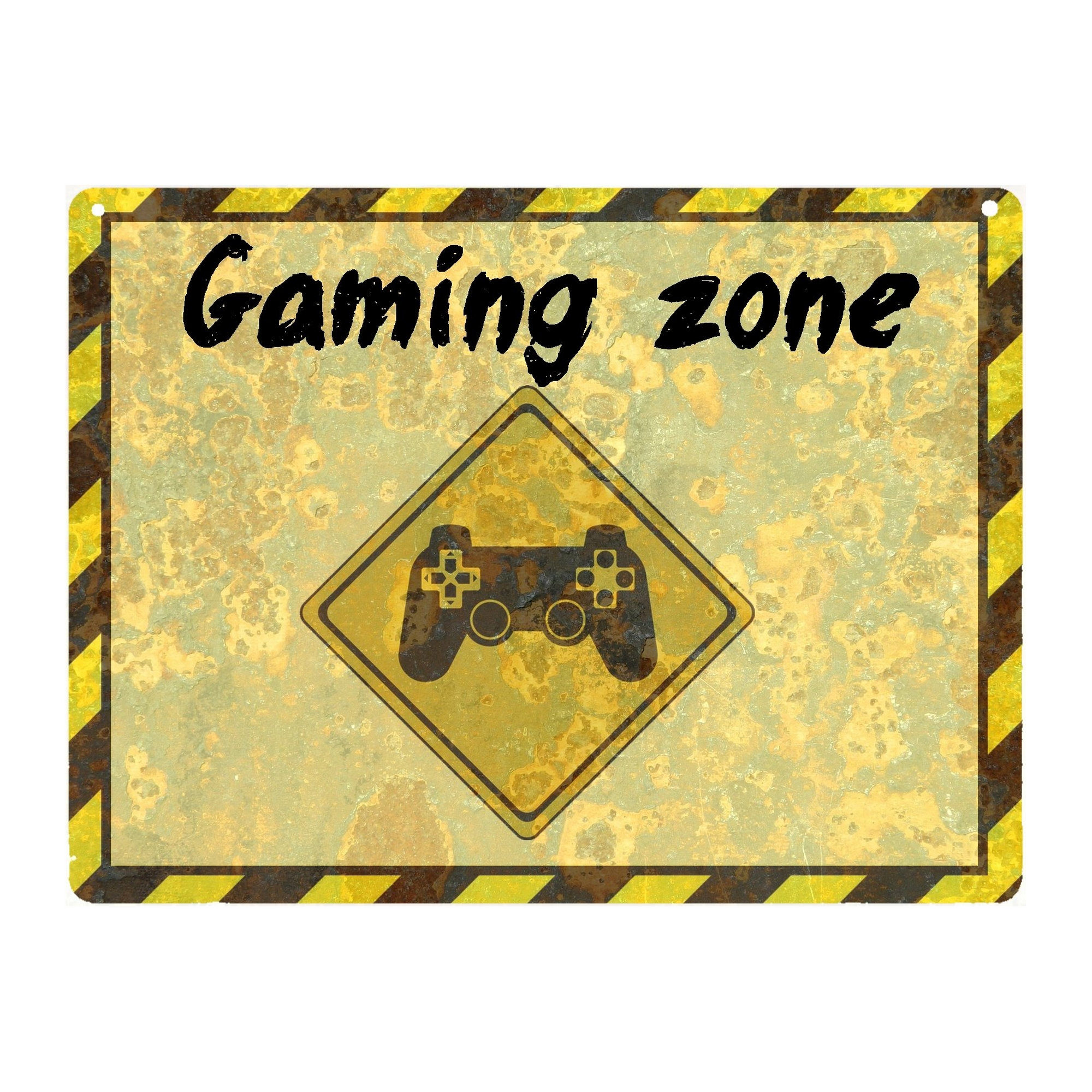 Plaque Aluminium Porte Gamer Gaming Ado Art Deco ...