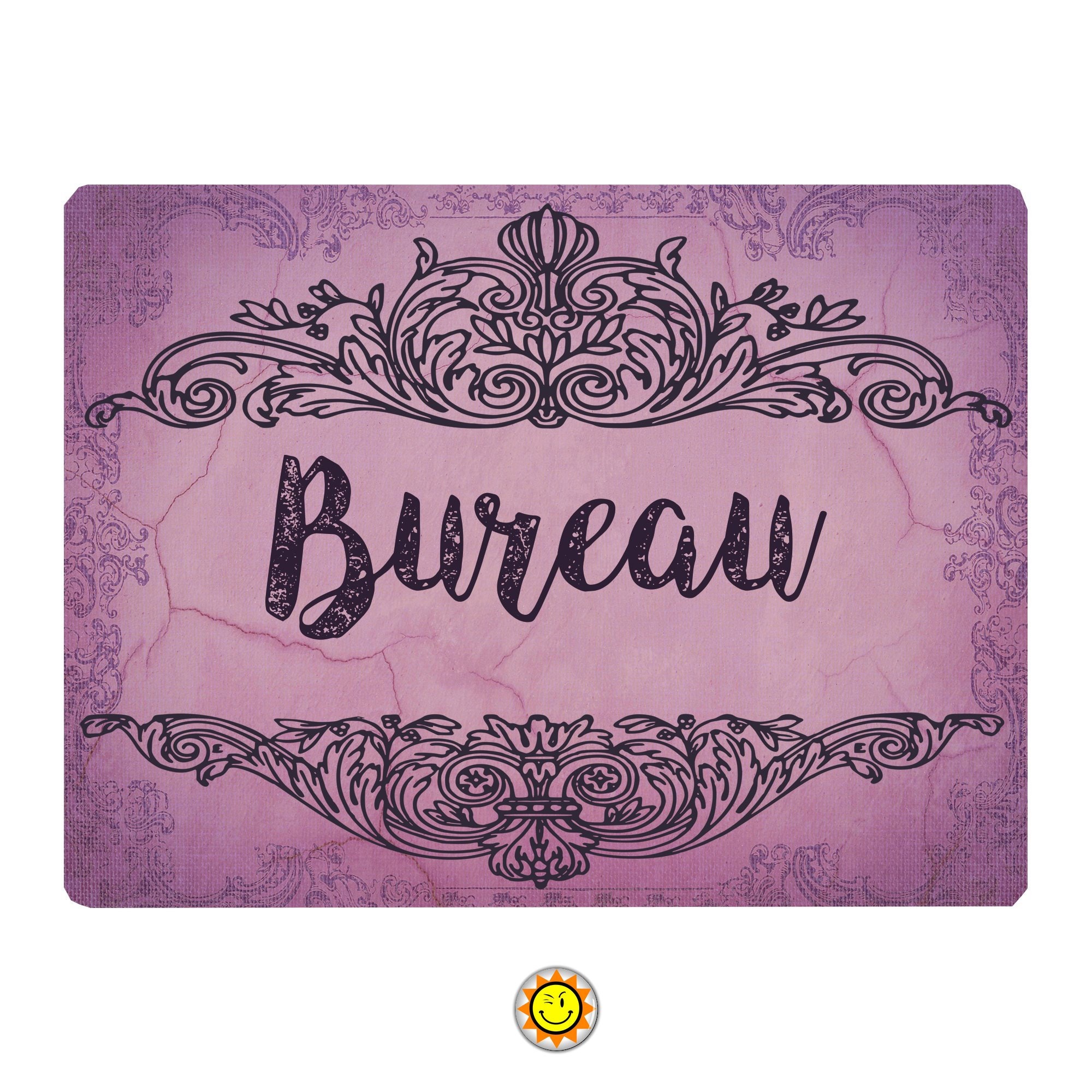 Plaque Porte Vintage Bureau Art Deco Idee Cadeau Lavande Provence Aluminium ...