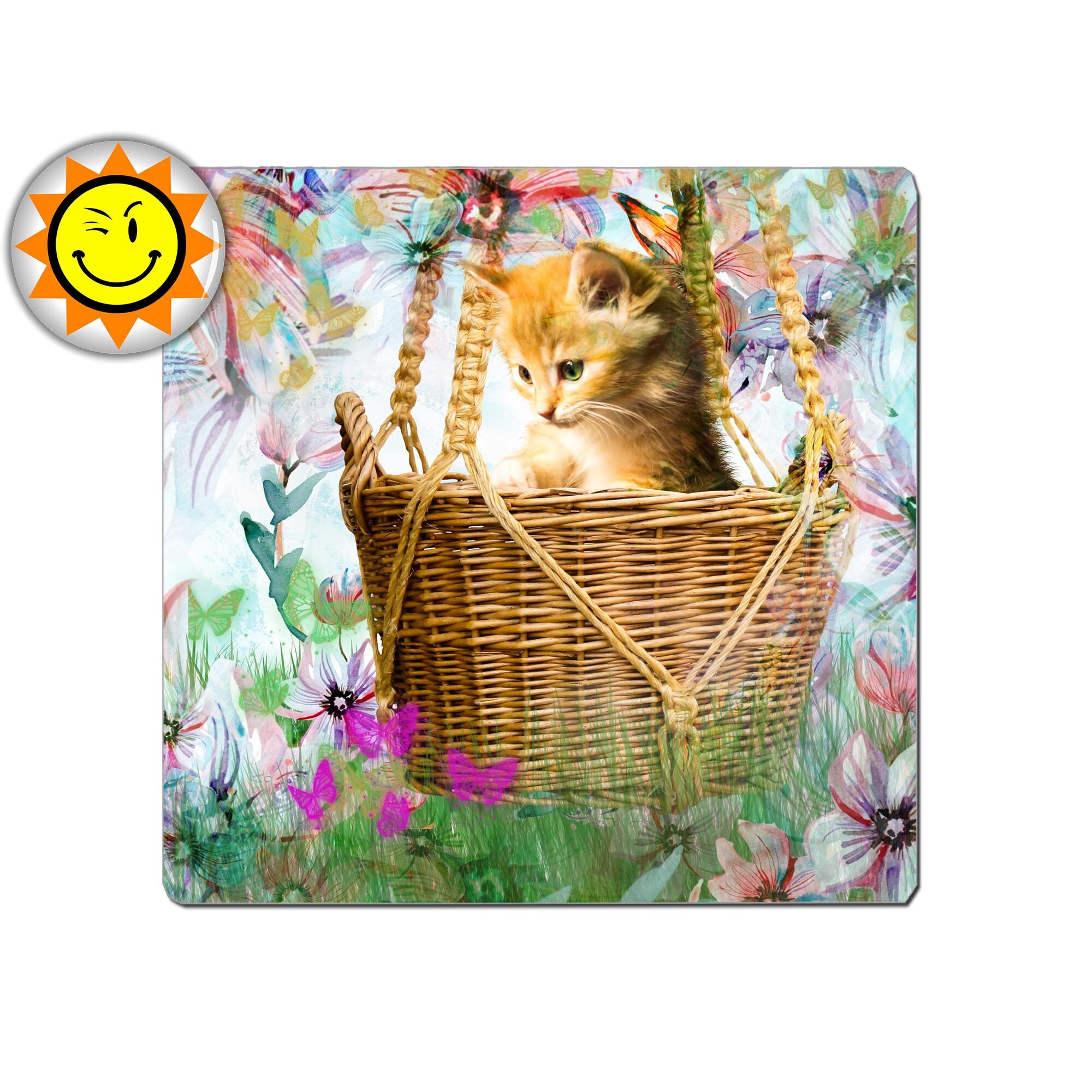 Plaque Decorative Metal Vintage Shabby Animal Chat Idee Cadeau Aluminium ...dimensions Au Choix