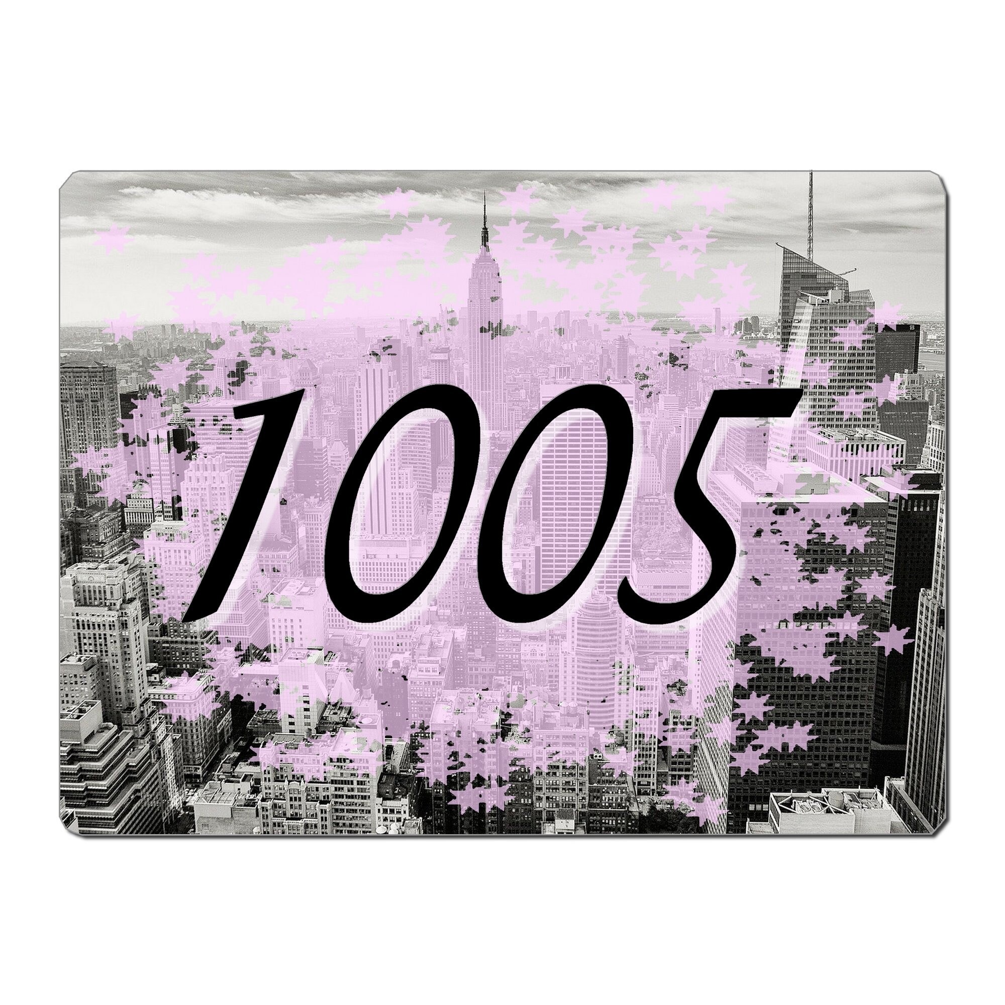 Plaque Maison Numero à Personnaliser Aluminium Ville Nyc Manhattan French