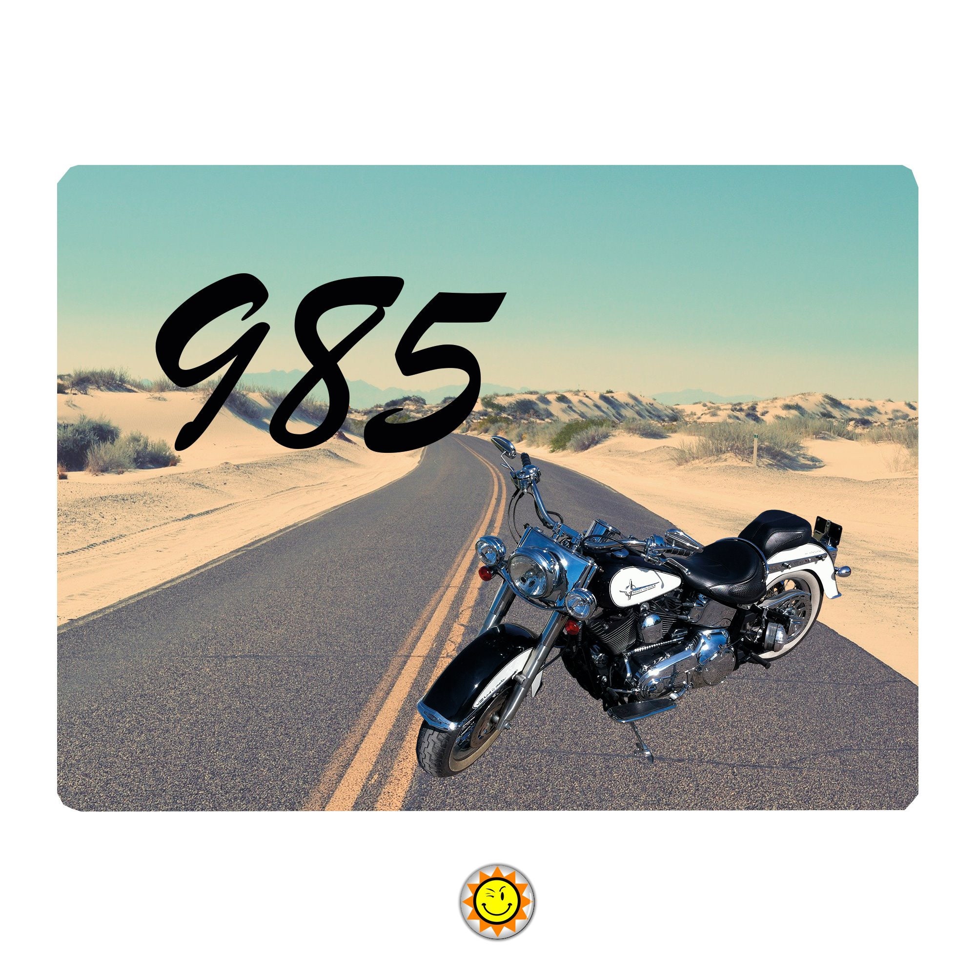 Plaque Maison Numero à Personnaliser Aluminium Porte Moto Motard Vintage