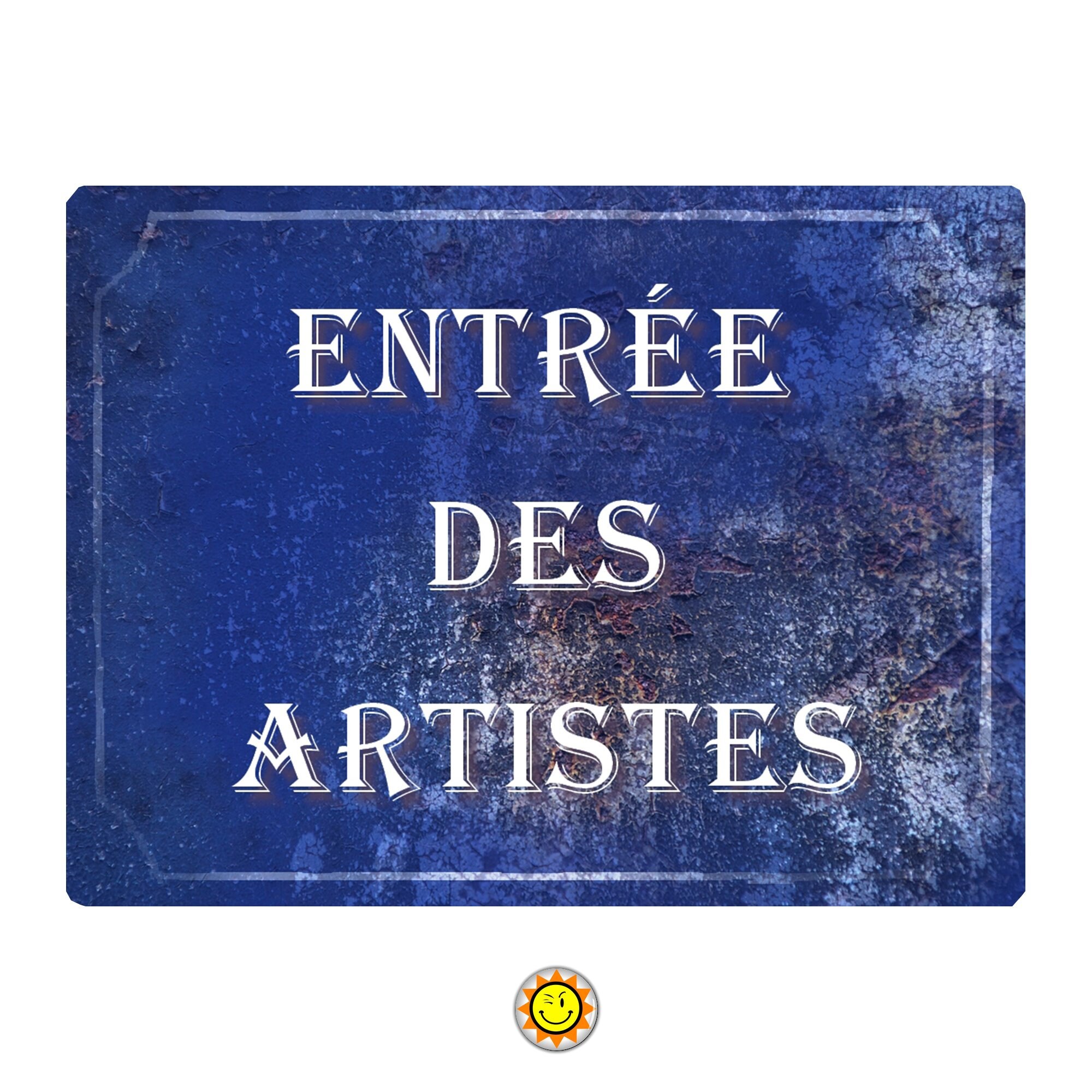 Plaque Porte Entree Artiste Art Deco Idee Cadeau Aluminium ...