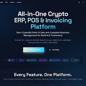 All-in-One Crypto ERP, POS and Invoicing Platform FULL Source Code to Self-Hostage