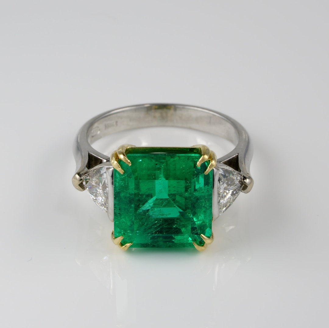 Magnificent Certified 6.81 Ct Colombian Emerald 1.60 Ct - Etsy