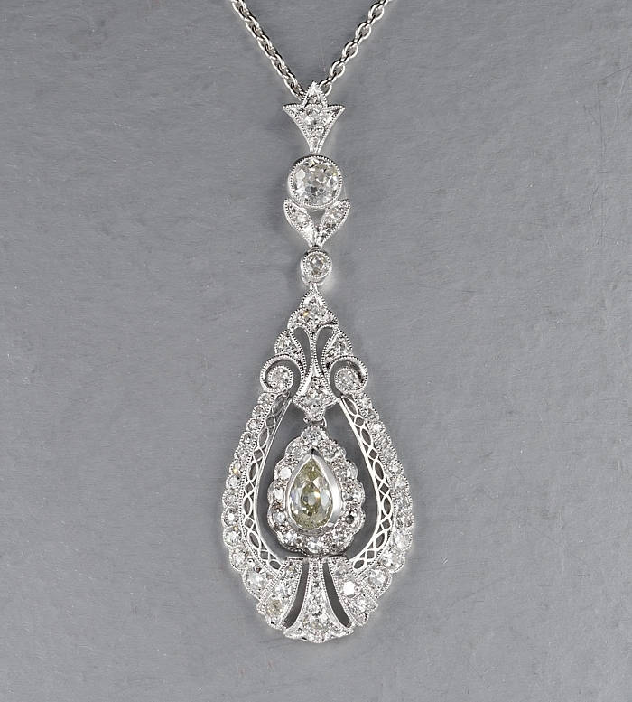 VVS Diamond Pendant Necklace - Etsy
