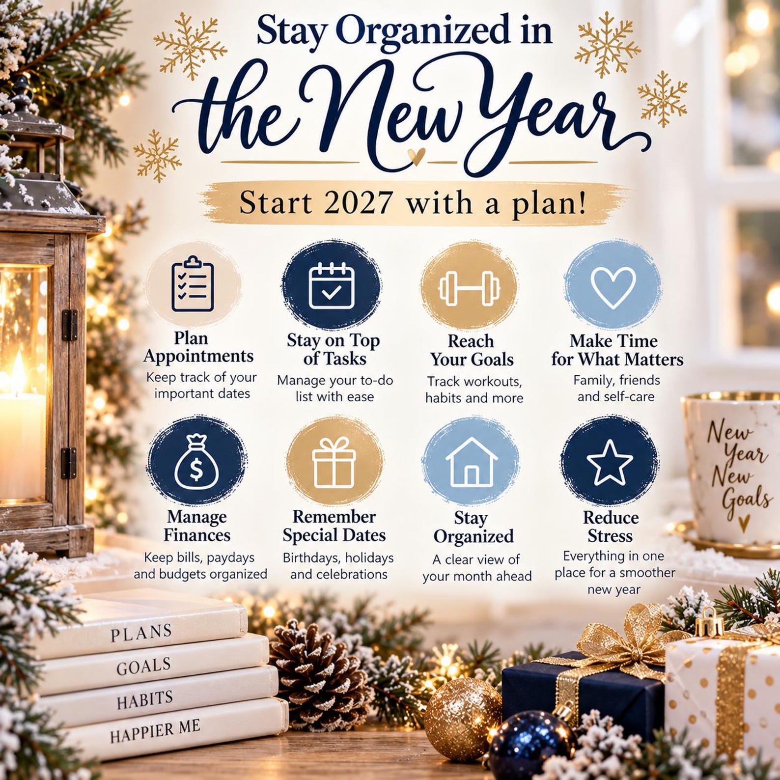January 2027 Printable Calendar | Winter Snowman Calendar | Farmhouse ...