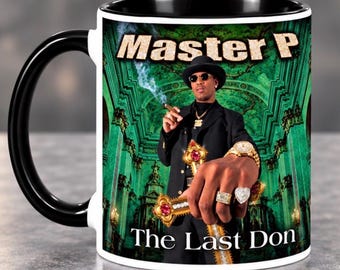 Master P MP Da Last Don 11 Oz Coffee Mug, No Limit Records Mug, 90s Southern Rap Cup, Dirty South Hip Hop Gift