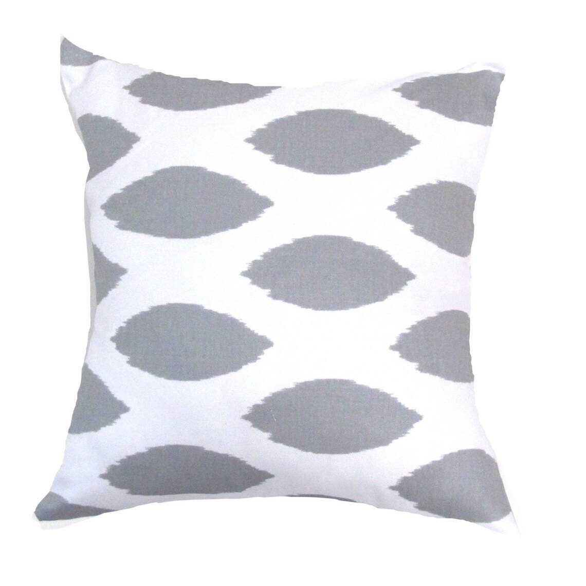 Gray Pillow.gray Ikat Pillow Cover. Grey Etsy
