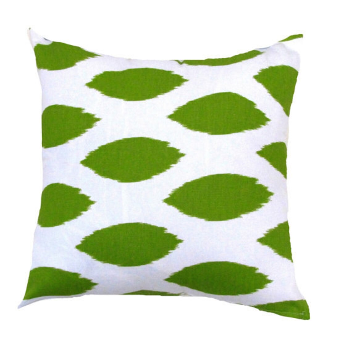 Green Pillow. Green Ikat Pillows.Green Chipper Etsy