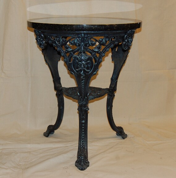 Cast Iron King Neptune Table Etsy