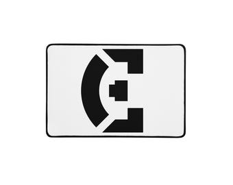 Common Enemies Logo Desk Mat Mouse Pad