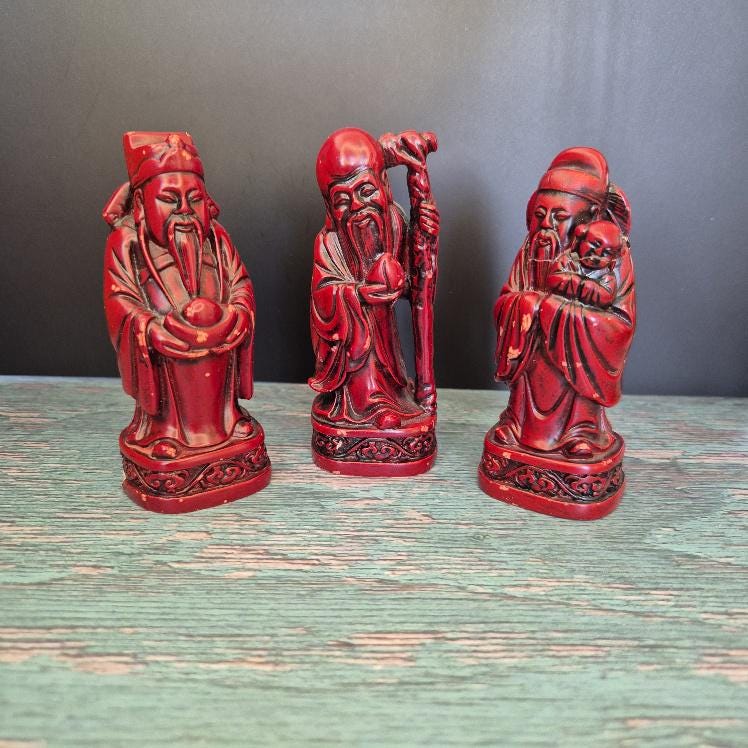 Three chinese gods - Etsy 日本