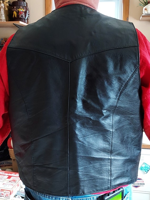 Adler leather vest - image 2