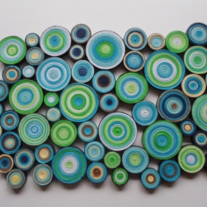 Modern Wall Decor Blue Green Wall Hanging Trendy Home Bedroom | Etsy