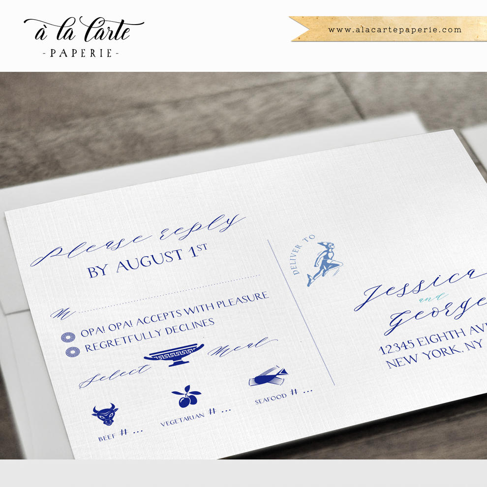 Mykonos Greece Destination Wedding Invitation Greek Island - Etsy Israel