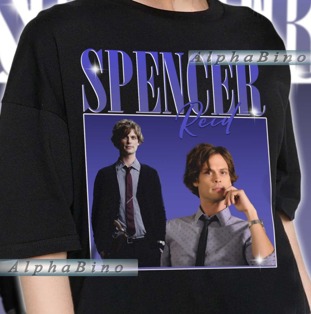 Spencer Reid Shirt Spencer Reid Tshirt Vintage Spencer Reid Etsy