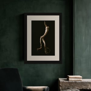 Mandrake Root Poison Garden Print, Dark Academia Wall Art, Gothic Cabinet of Curiosities Decor, Digital Download image 8