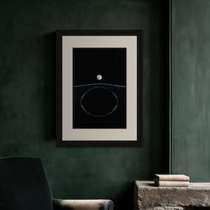 Lámina con la luna sobre el puente Packhorse, cielo nocturno melancólico, arte celestial estilo cottagecore oscuro (descarga digital) imagen 7