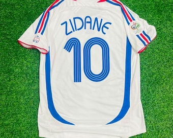 Zinédine Zidane Thierry Henry Franck Ribéry France 2006  Final Retro Jersey Soccer Shirt