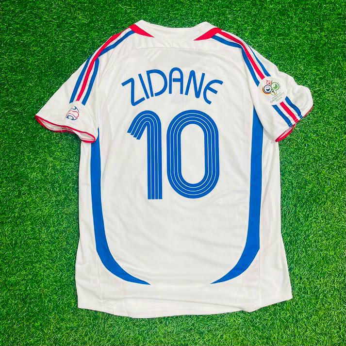 Zidane Retro France Jersey - Etsy Canada