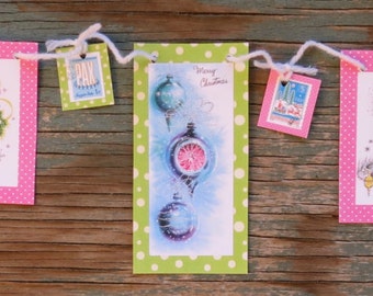 Retro Christmas Mini Garland
