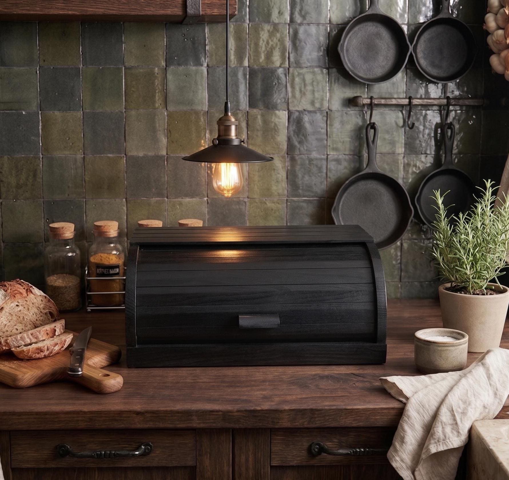 Vintage Wooden Box Kitchen - Etsy