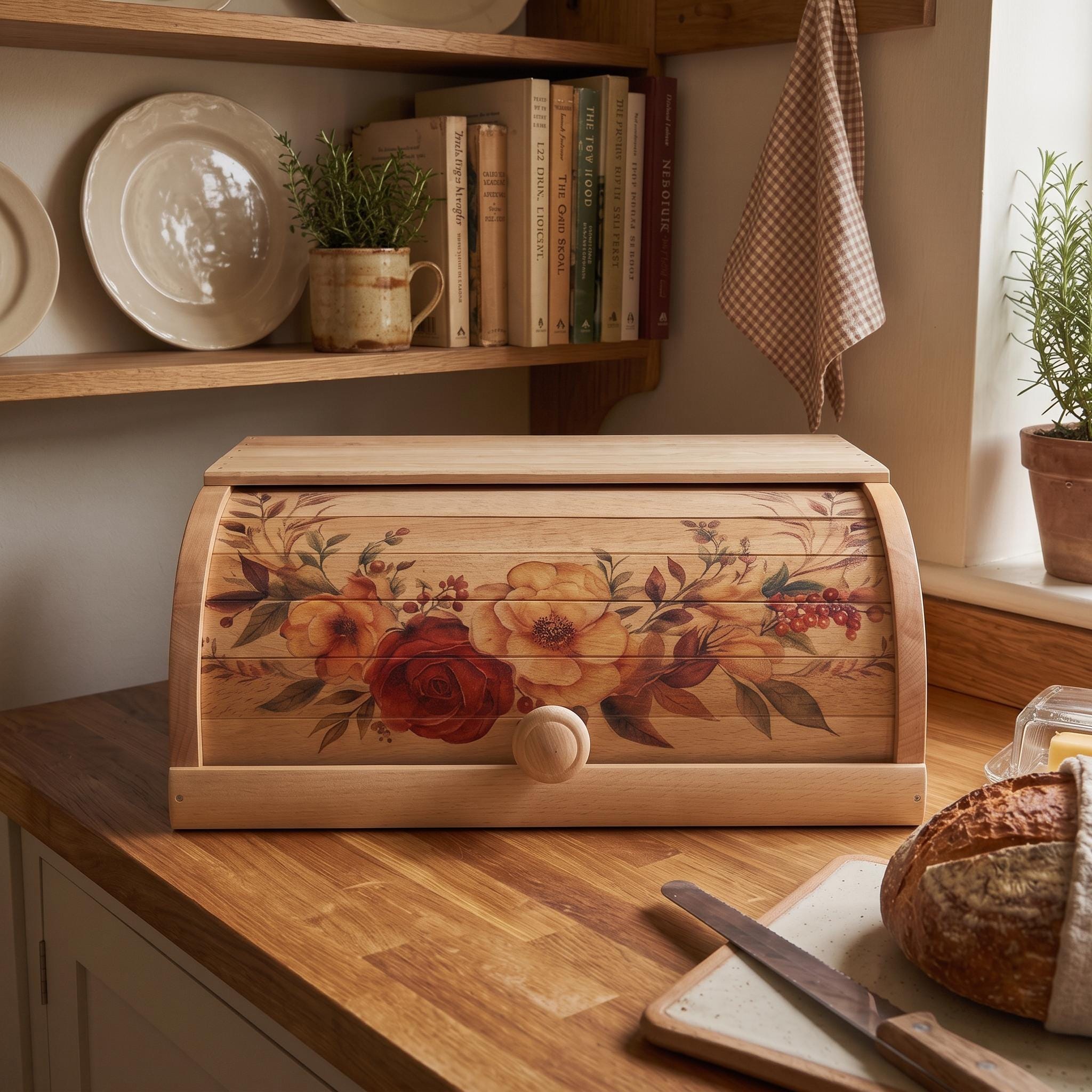 Vintage bread box - Etsy 日本