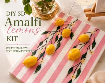 DIY 3D Lemon Painting Kit (for 2 people)
