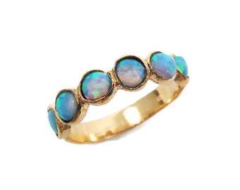 Gold ring, Opal gold ring, opal jewelry, gold jewelry, opal ring, gift for her, birthday gift, gold opal ring, gold ring, opal jewelry, opal