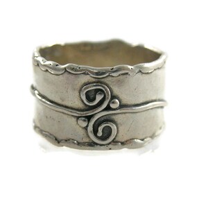 Sterling silver ring. silver jewelry. Silver band women. Wide silver ring. Silver band. Tribal silver ring. birthday gift , gift ideas.