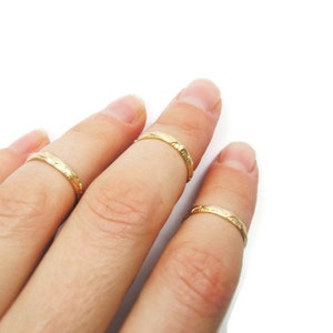 Knuckle ring. Gold knuckle rings. Set of 3 rings. Dainty gold ring. knuckle gold ring. Gold ring. Knuckle dainty ring, gift for her
