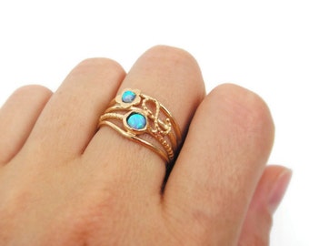 Anillo ópalo. Anillo de ópalo de oro. Anillo de oro con ópalo. Anillo ancho de oro. Anillo ancho. Anillo ancho de ópalo. Anillo delicado de ópalo. Delicado anillo de oro. (sr9921-1335)