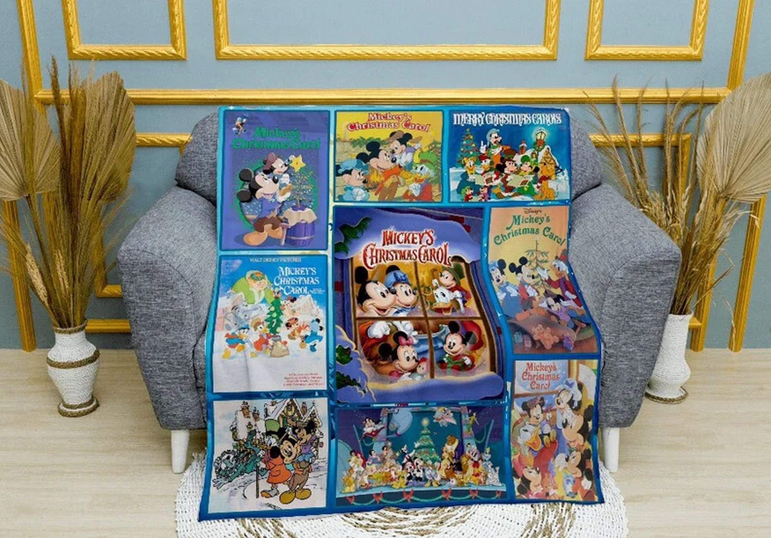 Coperta natalizia personalizzata, coperte personalizzate, regalo di