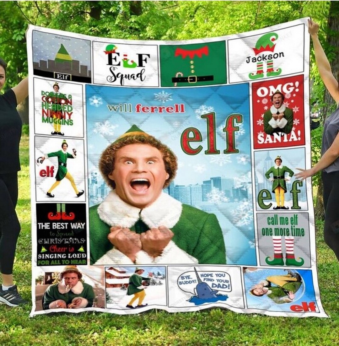Christmas Elf Quilt, Elf Quilt Pattern, Elf Bedding Quilt, Christmas