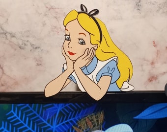 Alice TV or Monitor Peeking Pal / cutout