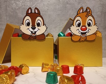 Chip & Dale TV / Computer Monitor Peeking Pals