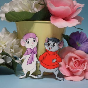 The Rescuers Bernard & Miss Bianca cutout
