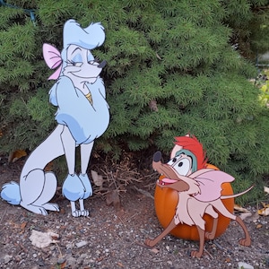 Georgette and Tito Character Cutouts