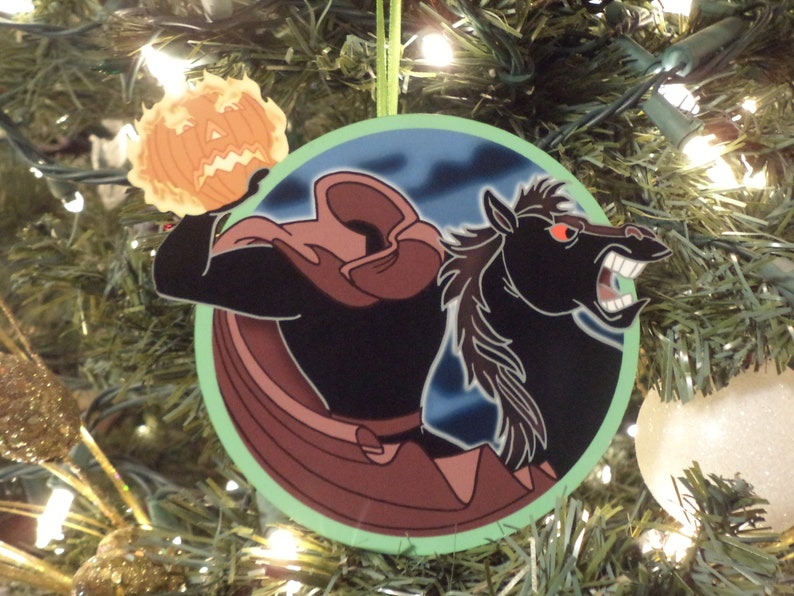 The Headless Horseman Ornament Etsy