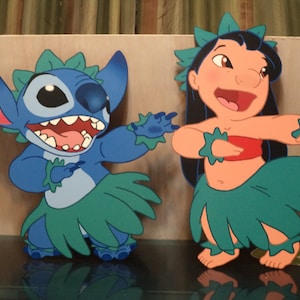 Lilo & Stitch Hula cutouts / room decor