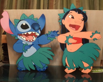 Lilo & Stitch Hula cutouts / room decor