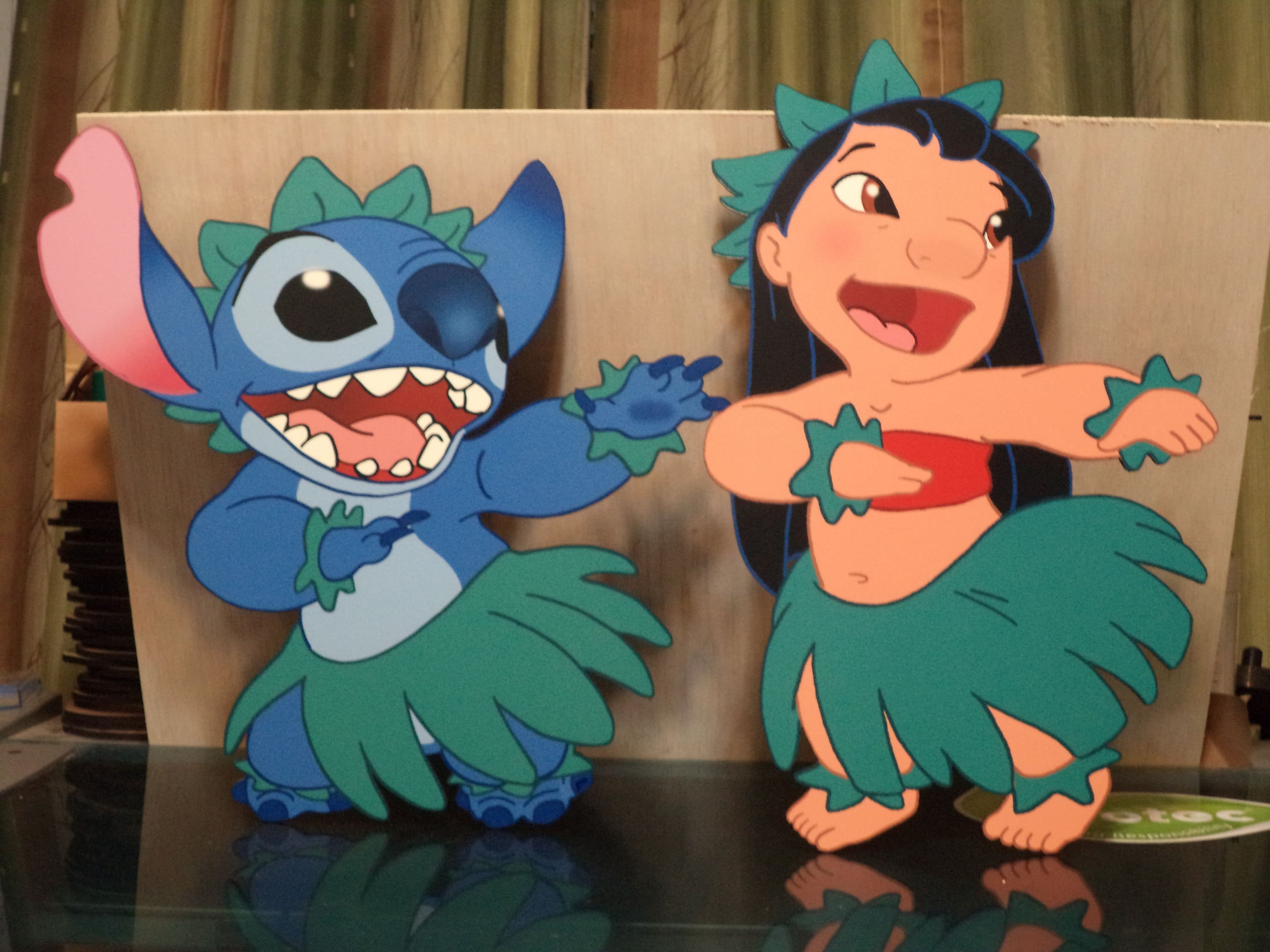 Lilo Stitch Hula Dancing On The Beach Disney Area Rug Carpet