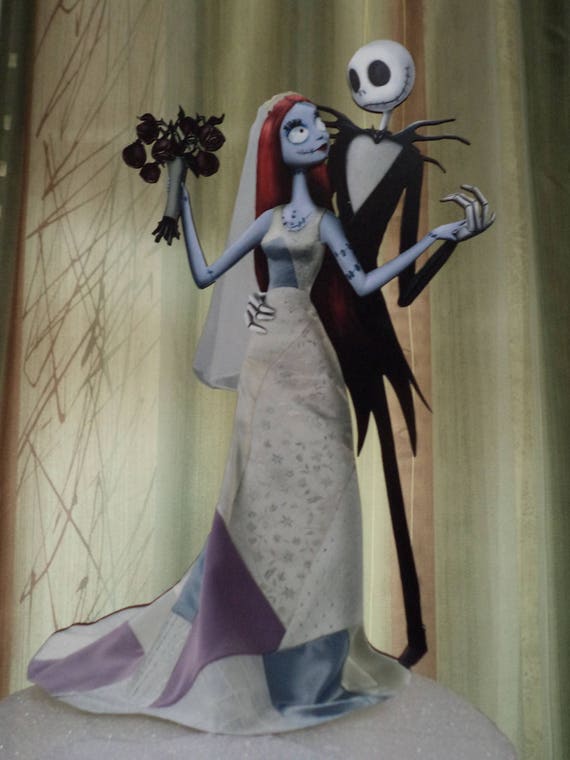 Jack & Sally Wedding Cake Topper - Etsy Jack & Sally Wedding Cake Topper - Etsy