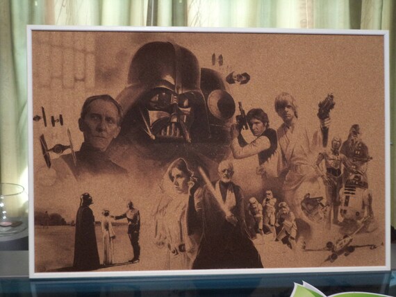 star wars cork board