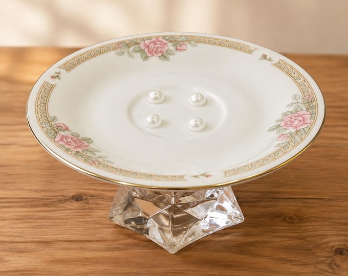 Upcycled Soap Dish from antique tea plate