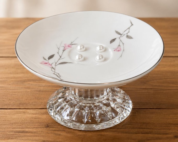 Upcycled Soap Dish from antique tea plate