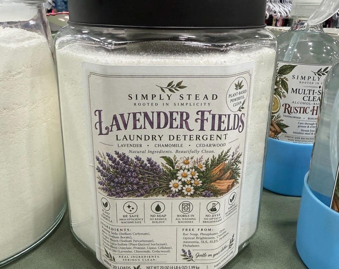 Homemade laundry detergent. No SOAP, HE Safe, 70 loads!