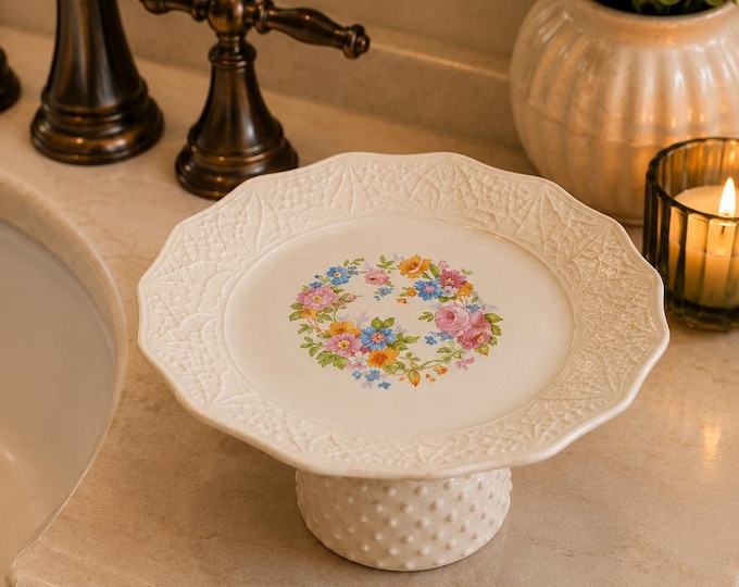 Upcycled Soap Dishes from Antique Tea Plate